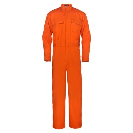 Orange welding coverall